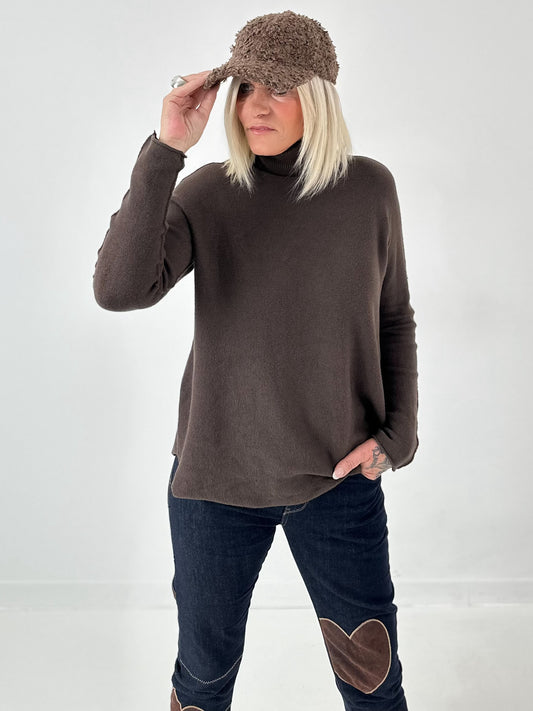 Teddy Cap model "Fashion Style" - chocolate