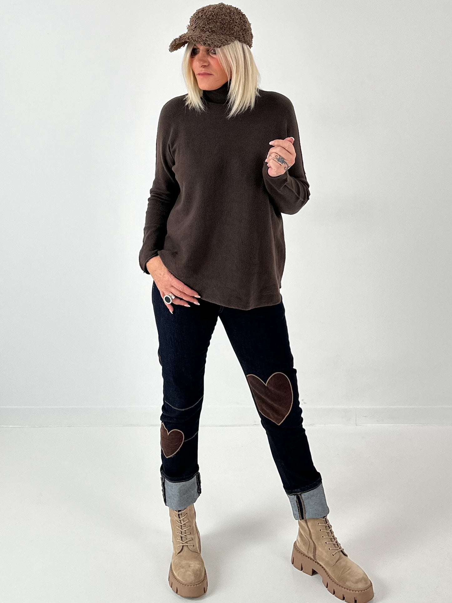 Teddy Cap Modell "Fashion Style" - schoko