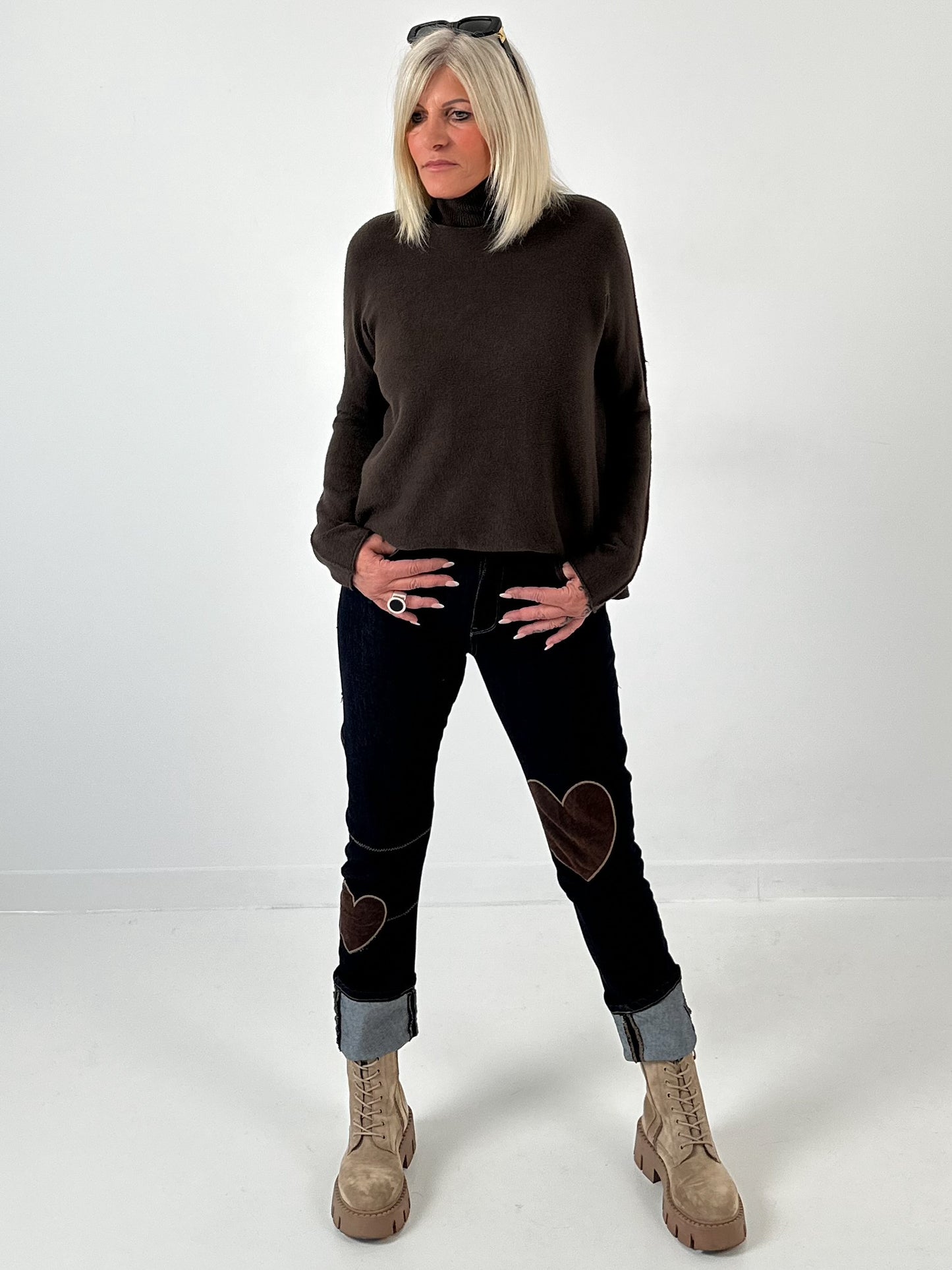 Jeans model "Style Heart" - dark denim