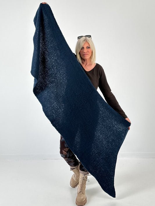 Sjaalmodel "Blue Flavour" - middernachtblauw