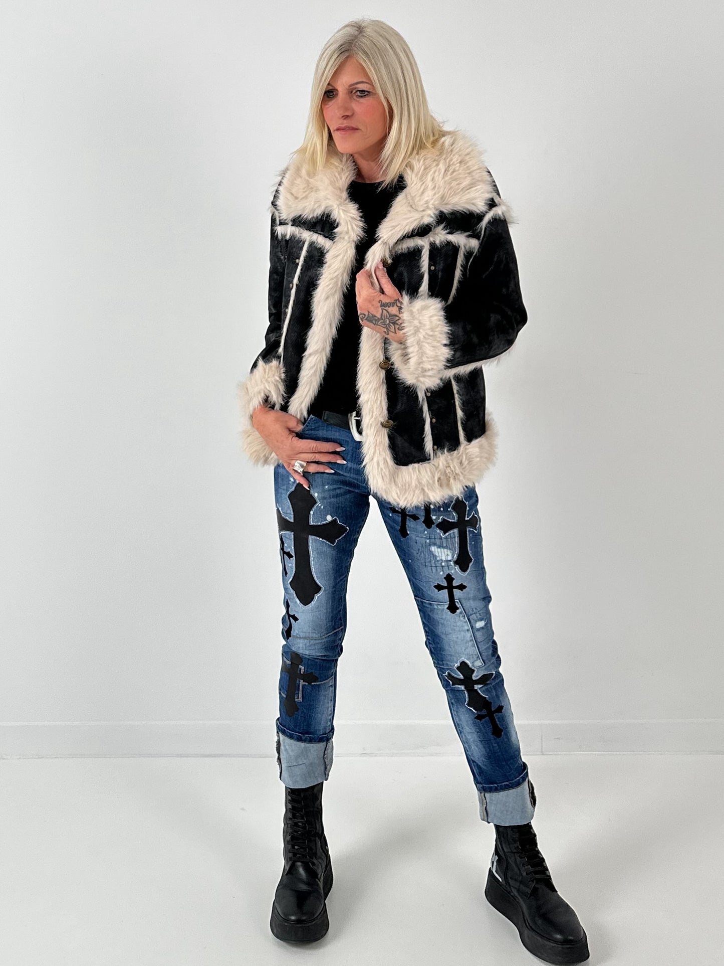 Jas model "Novara" - zwart