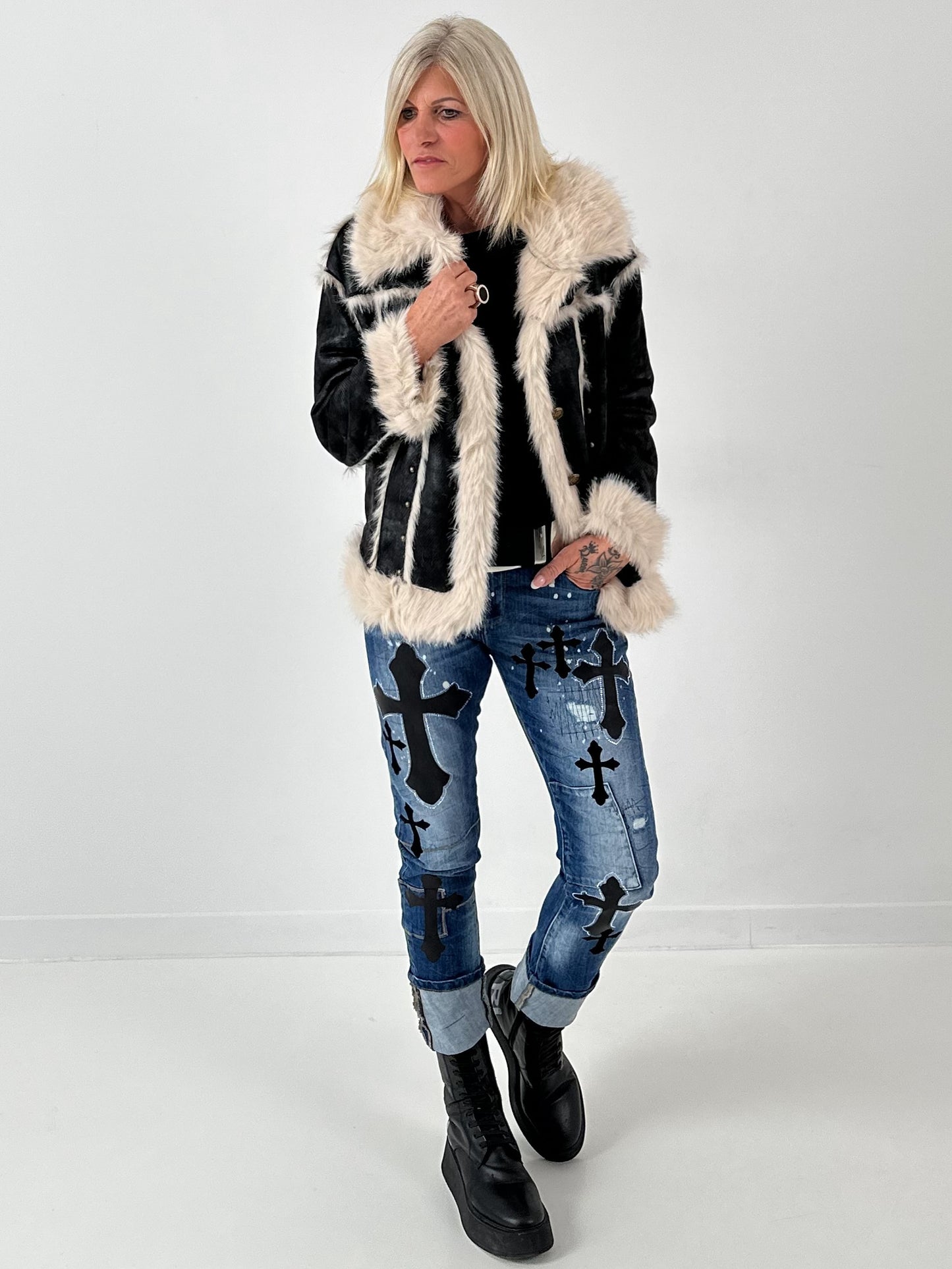 Jas model "Novara" - zwart