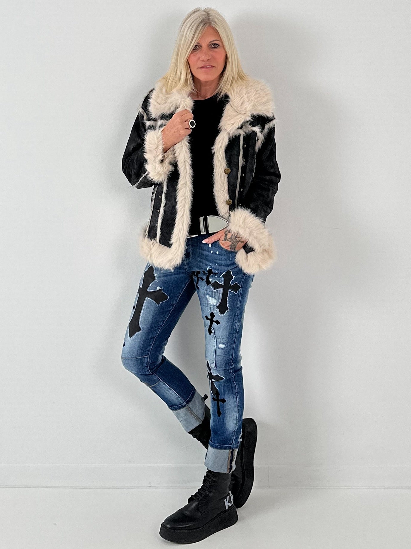 Jas model "Novara" - zwart