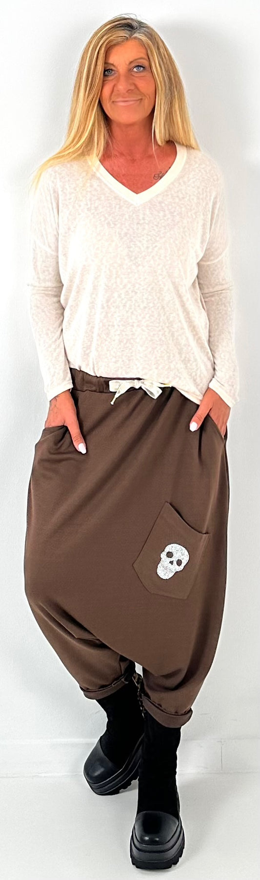 Fine knit shirt model "Clasique" - beige