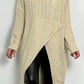 Long Strick Pullover "Susa" - beige