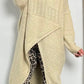 Long knitted sweater "Susa" - beige