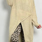 Long knitted sweater "Susa" - beige