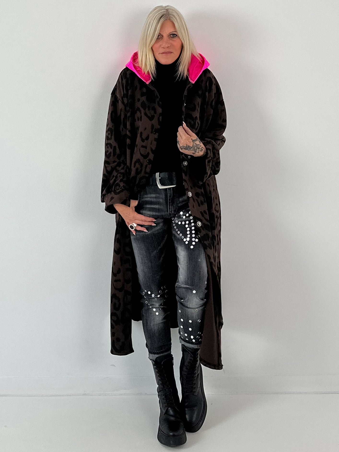 Jeans model "Mirror Sequins" - black