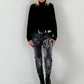 Jeans model "Mirror Sequins" - black