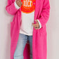 Boucle coat model "Tassa" - pink