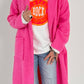 Boucle coat model "Tassa" - pink