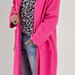 Boucle coat model "Tassa" - pink