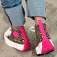 High Sneaker "Mara"- leo-pink