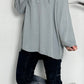 Hooded blouse "Nele" - grey