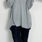 Hooded blouse "Nele" - grey