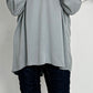 Hooded blouse "Nele" - grey