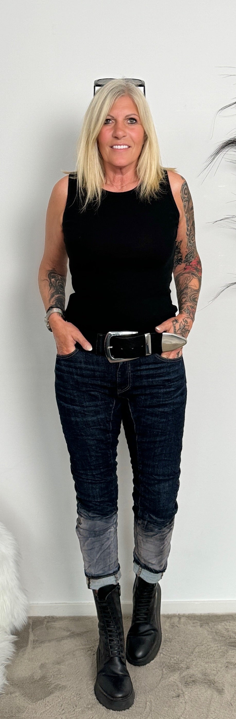 Jeans Hose "Rica" - denim