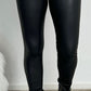 Leren legging "Merle" - zwart