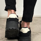 Sneaker with teddy fur "Nena" - black