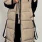 Gewatteerd vest "My Way" - beige