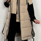 Gewatteerd vest "My Way" - beige