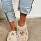 Fur slipper "Ira" - beige