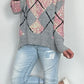 Pullover "Bina" - grau-rosa