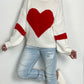 Sweater "Herzilein" - white-red