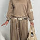 2-piece "Mary Joe" - taupe