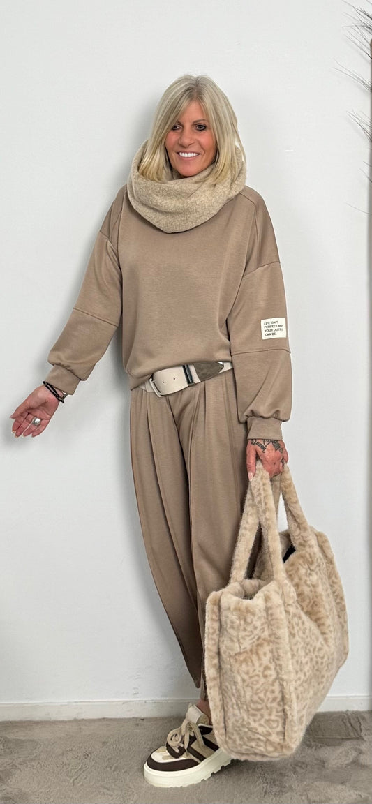 2-piece "Mary Joe" - taupe