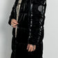 Quilted coat "Infinity" - black