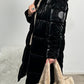 Quilted coat "Infinity" - black