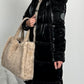 Quilted coat "Infinity" - black