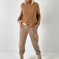 Pants model “Furry Patch” - taupe