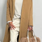 Sweatshirt Mantel "Miranda" - camel