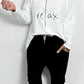 Shirt "Relax" - white