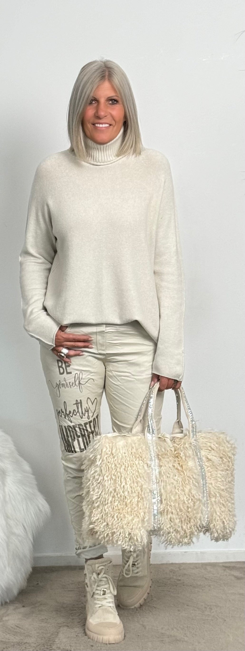 Turtleneck "Clara" - beige