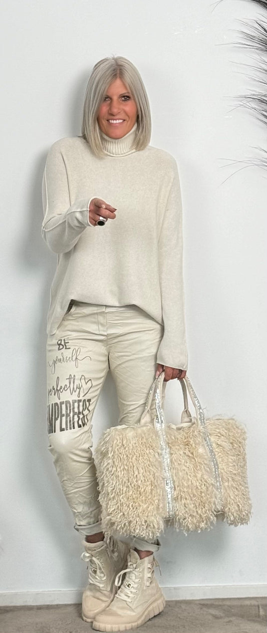 Turtleneck "Clara" - beige