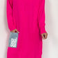 Long Pullover/Kleid "Mo" - pink