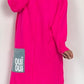 Long Pullover/Kleid "Mo" - pink