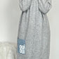 Long Pullover/Kleid "Mo" - grau