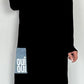 Long Pullover/Kleid "Mo" - schwarz