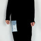 Long Pullover/Kleid "Mo" - schwarz