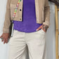 Crop cardigan "Santana" - beige