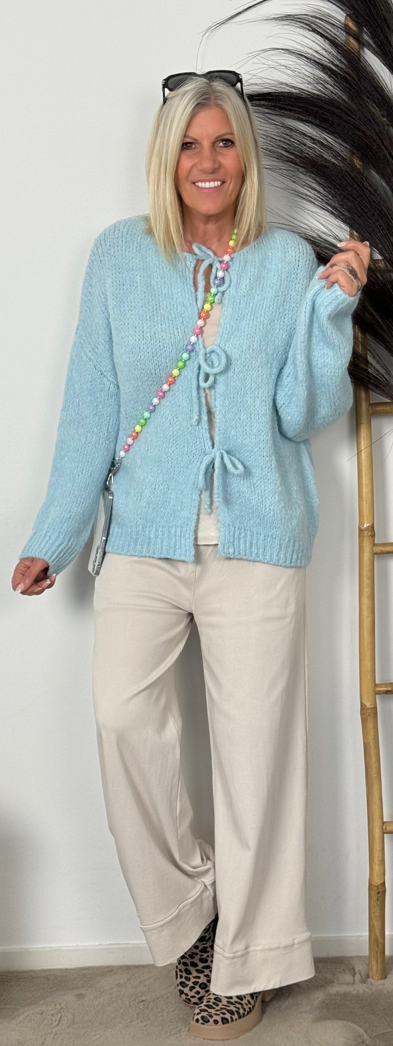 Cardigan "Cozy" - light blue