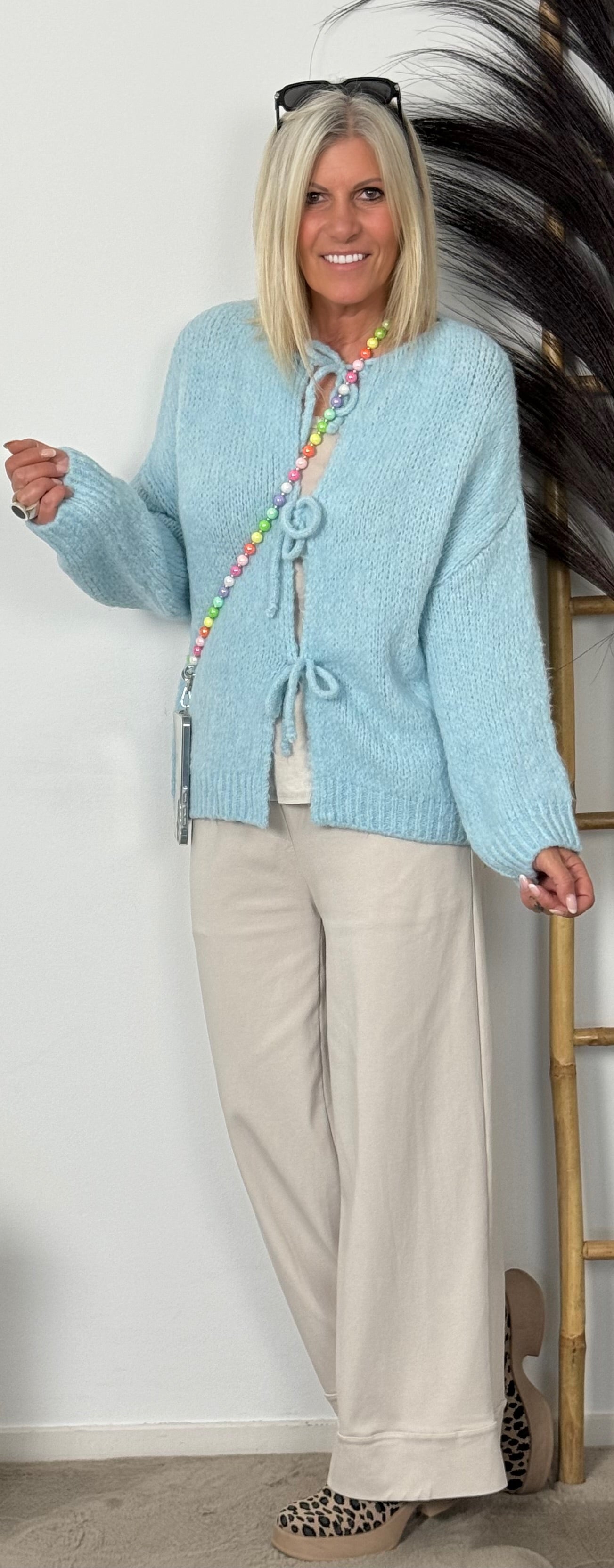 Cardigan "Cozy" - light blue