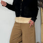 Crop Strickjacke "Santana" - schwarz