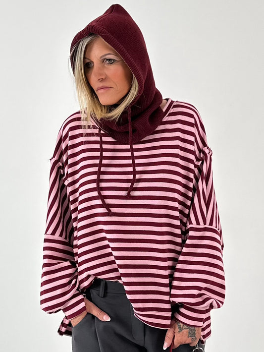 Hoedmodel "Lunacove" - ​​wijnrood