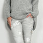 Jeans model name "Luna" - light grey