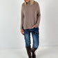 Turtleneck sweater model “Pure Comfort” - taupe